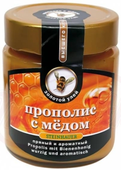 Propolis mit Bienenhonig würzig und aromatisch